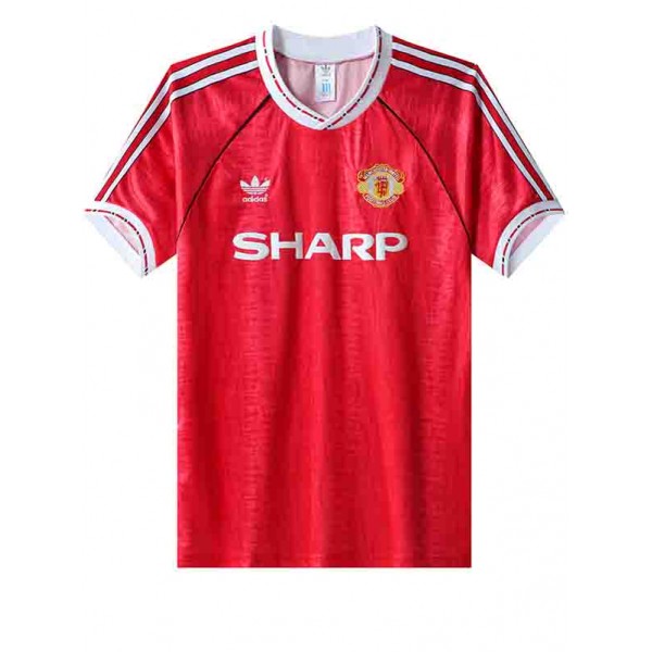 Manchester united home jersey mens retro shirt 1991-1992
